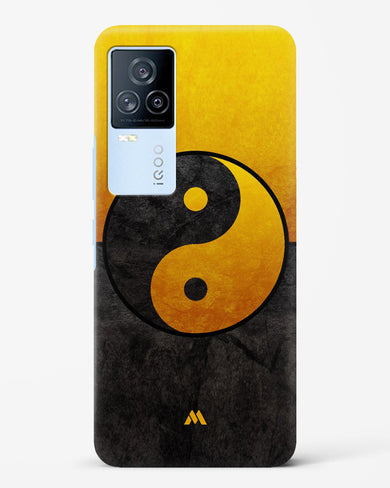 Yin Yang in Gold Hard Case Phone Cover-(Vivo)