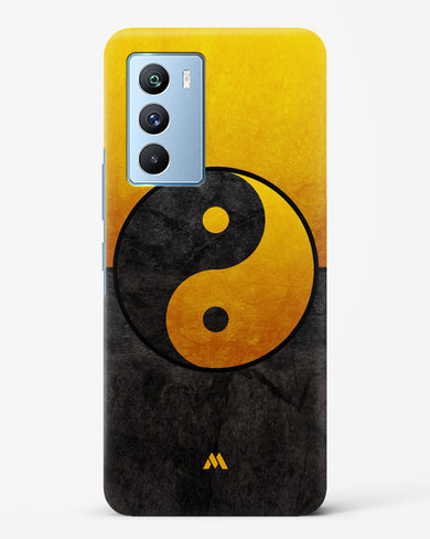 Yin Yang in Gold Hard Case Phone Cover-(Vivo)