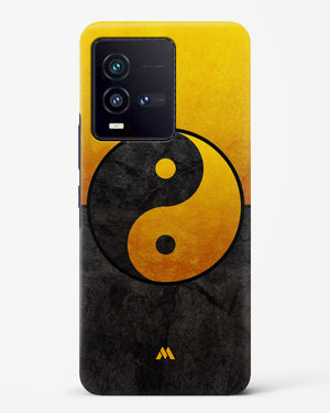 Yin Yang in Gold Hard Case Phone Cover-(Vivo)