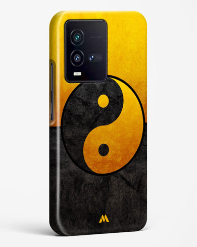 Yin Yang in Gold Hard Case Phone Cover-(Vivo)