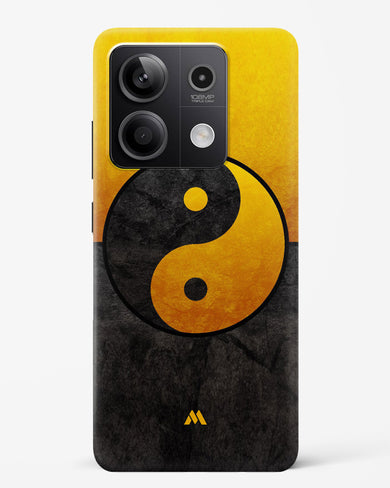 Yin Yang in Gold Hard Case Phone Cover (Xiaomi)