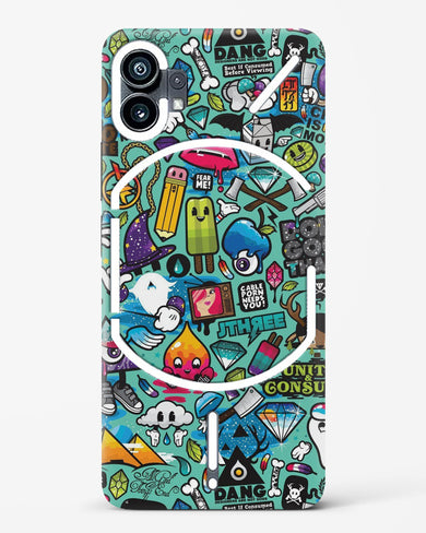 Dang this Background Hard Case Phone Cover-(Nothing)