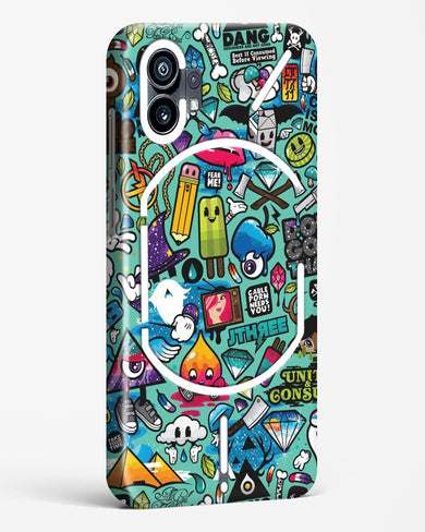 Dang this Background Hard Case Phone Cover-(Nothing)