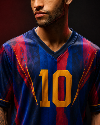 Home kit Football Jersey | V-Neck Oversized T-shirt