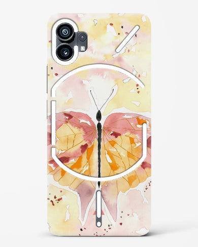 Quirky Butterfly Hard Case Phone Cover-(Nothing)