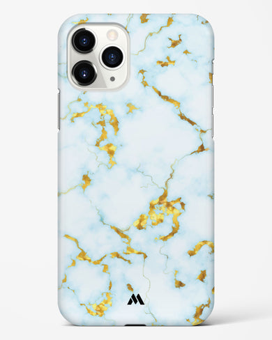 White Gold Marble Hard Case Phone Cover (Apple)