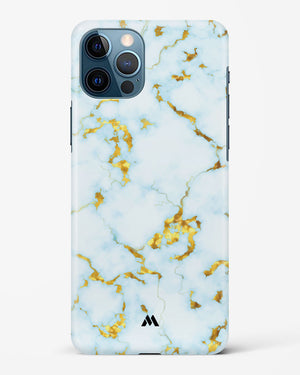 White Gold Marble Hard Case Phone Cover (Apple)