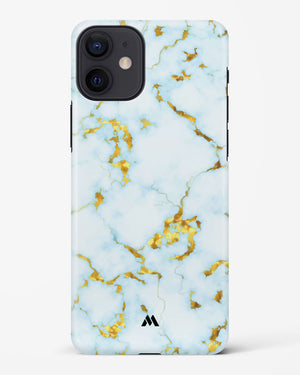 White Gold Marble Hard Case Phone Cover (Apple)