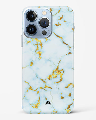 White Gold Marble Hard Case Phone Cover (Apple)