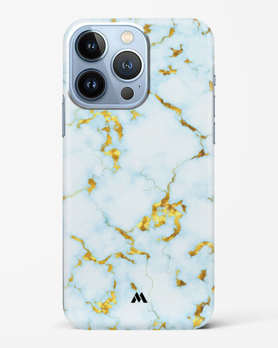 White Gold Marble Hard Case Phone Cover (Apple)