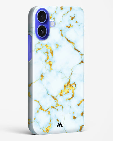 White Gold Marble Hard Case Phone Cover (Apple)