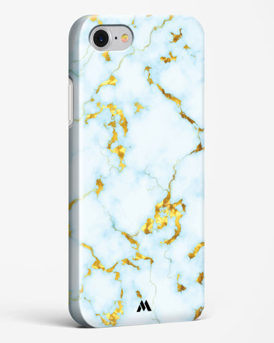 White Gold Marble Hard Case Phone Cover (Apple)