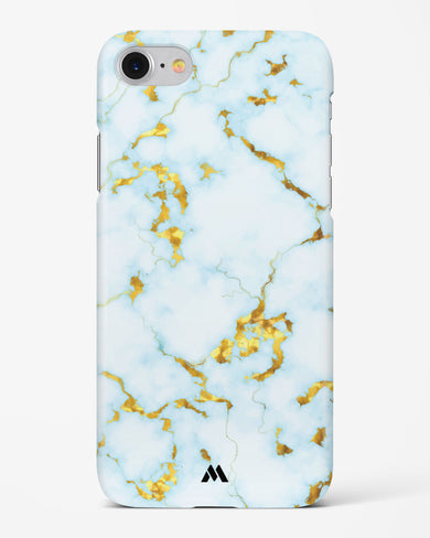 White Gold Marble Hard Case Phone Cover (Apple)