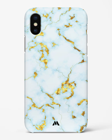 White Gold Marble Hard Case Phone Cover (Apple)