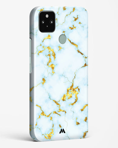 White Gold Marble Hard Case Phone Cover-(Google)