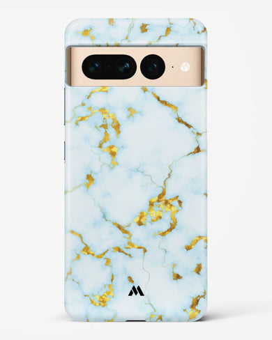 White Gold Marble Hard Case Phone Cover-(Google)