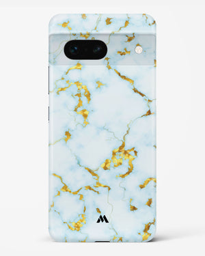 White Gold Marble Hard Case Phone Cover-(Google)