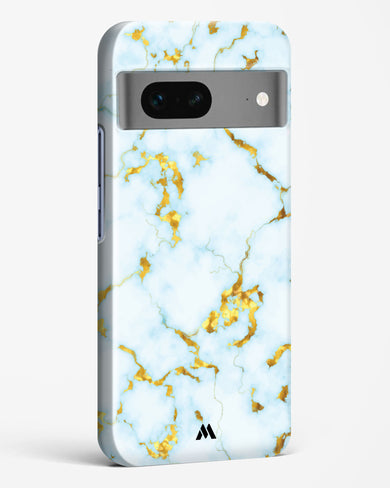 White Gold Marble Hard Case Phone Cover (Google)