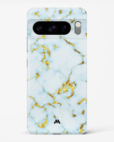 White Gold Marble Hard Case Phone Cover-(Google)