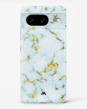 White Gold Marble Hard Case Phone Cover-(Google)