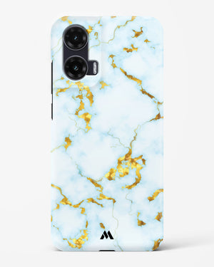 White Gold Marble Hard Case Phone Cover (Motorola)