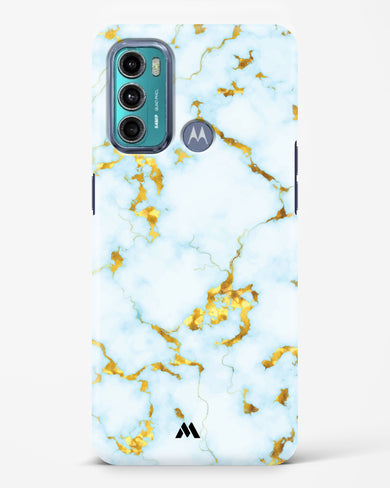 White Gold Marble Hard Case Phone Cover (Motorola)