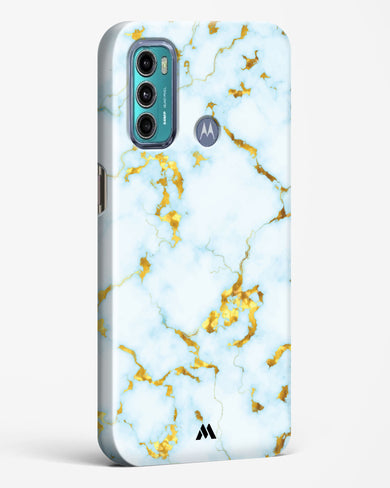White Gold Marble Hard Case Phone Cover (Motorola)