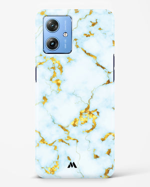White Gold Marble Hard Case Phone Cover (Motorola)