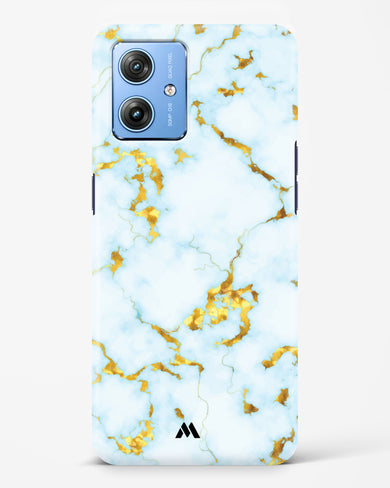 White Gold Marble Hard Case Phone Cover (Motorola)