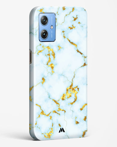 White Gold Marble Hard Case Phone Cover (Motorola)