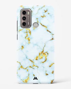 White Gold Marble Hard Case Phone Cover (Motorola)