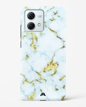White Gold Marble Hard Case Phone Cover (Motorola)