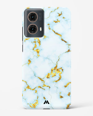 White Gold Marble Hard Case Phone Cover (Motorola)