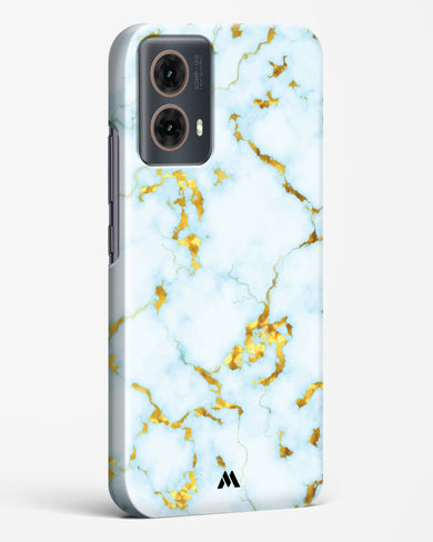 White Gold Marble Hard Case Phone Cover (Motorola)