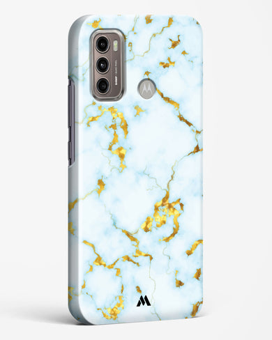 White Gold Marble Hard Case Phone Cover (Motorola)