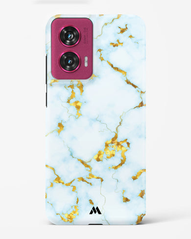 White Gold Marble Hard Case Phone Cover (Motorola)