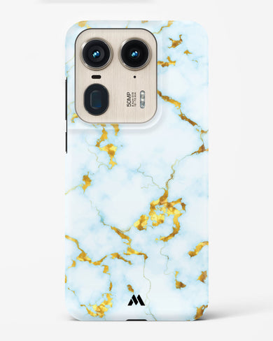 White Gold Marble Hard Case Phone Cover (Motorola)