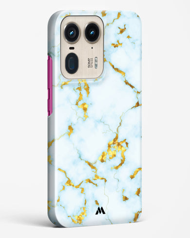 White Gold Marble Hard Case Phone Cover (Motorola)
