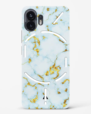 White Gold Marble Hard Case Phone Cover (Nothing)