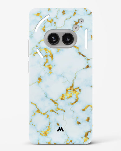 White Gold Marble Hard Case Phone Cover (Nothing)