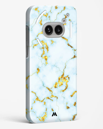 White Gold Marble Hard Case Phone Cover (Nothing)