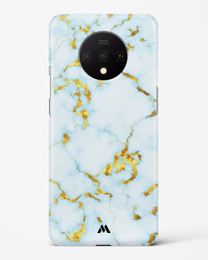 White Gold Marble Hard Case Phone Cover-(OnePlus)