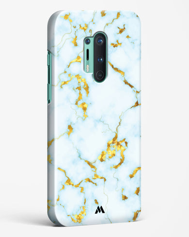 White Gold Marble Hard Case Phone Cover-(OnePlus)