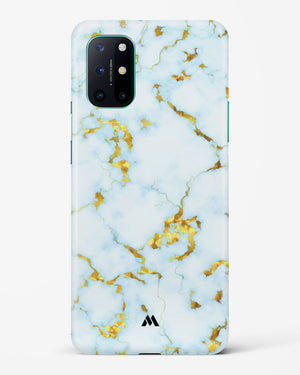 White Gold Marble Hard Case Phone Cover-(OnePlus)