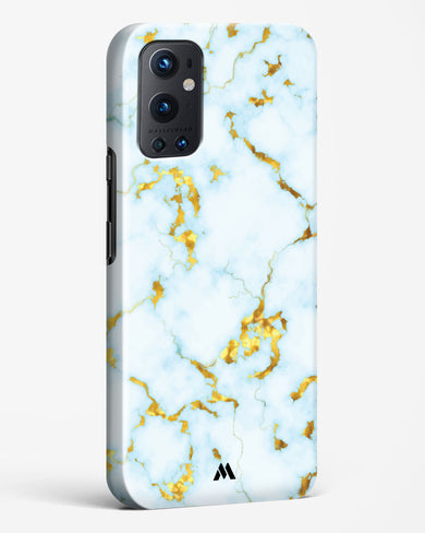 White Gold Marble Hard Case Phone Cover-(OnePlus)