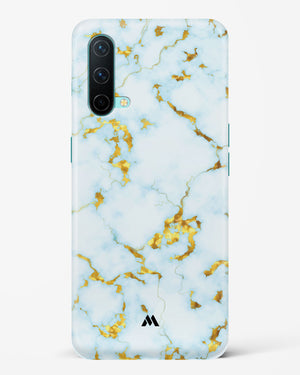 White Gold Marble Hard Case Phone Cover-(OnePlus)