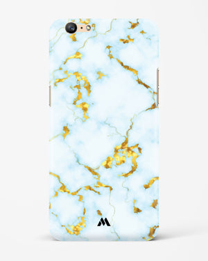 White Gold Marble Hard Case Phone Cover (Oppo)