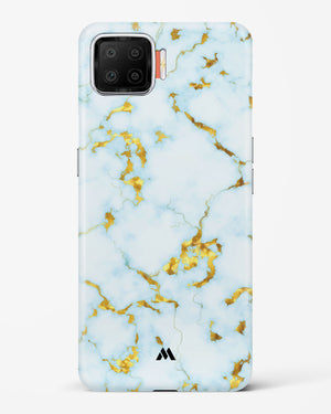 White Gold Marble Hard Case Phone Cover (Oppo)