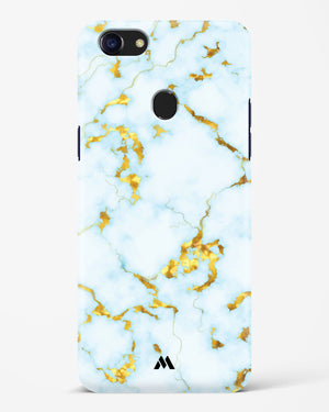 White Gold Marble Hard Case Phone Cover (Oppo)