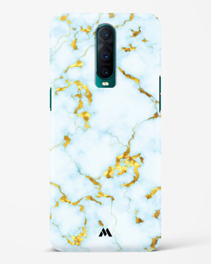 White Gold Marble Hard Case Phone Cover (Oppo)